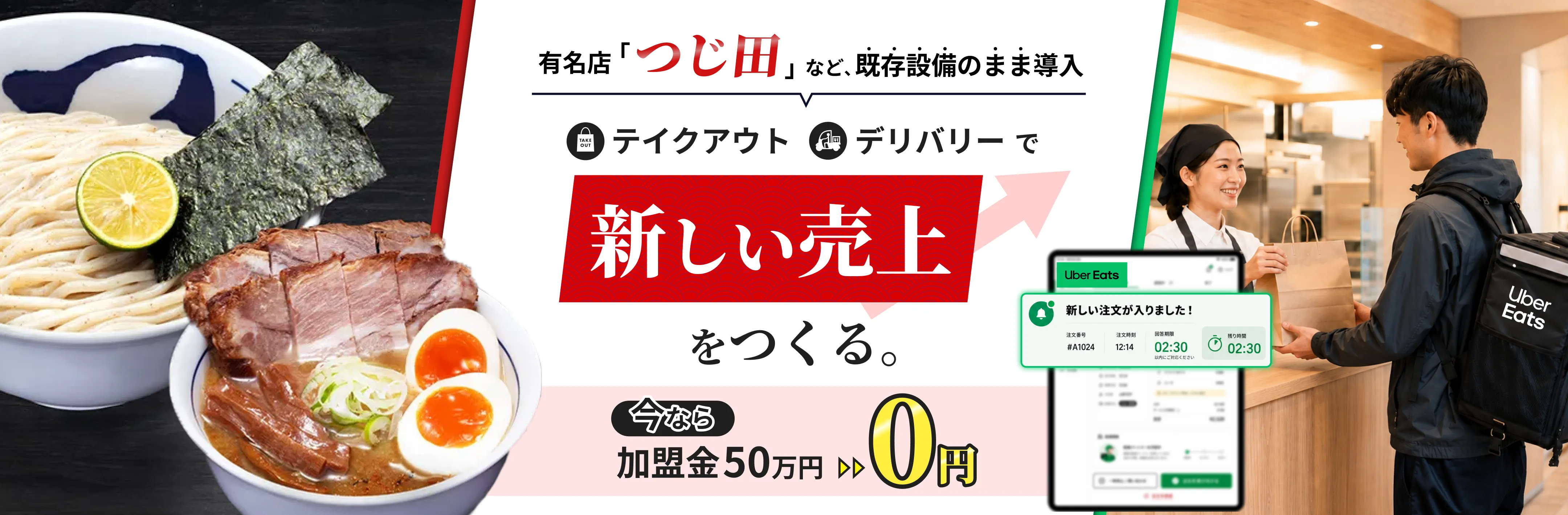 テイクアウト・デリバリーで、既存設備のまま、新たな売上を作る